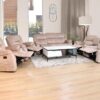 7 Seater Recliner Sofa Camel